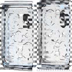 Electrical Outlet Box: Steel, Square, 4